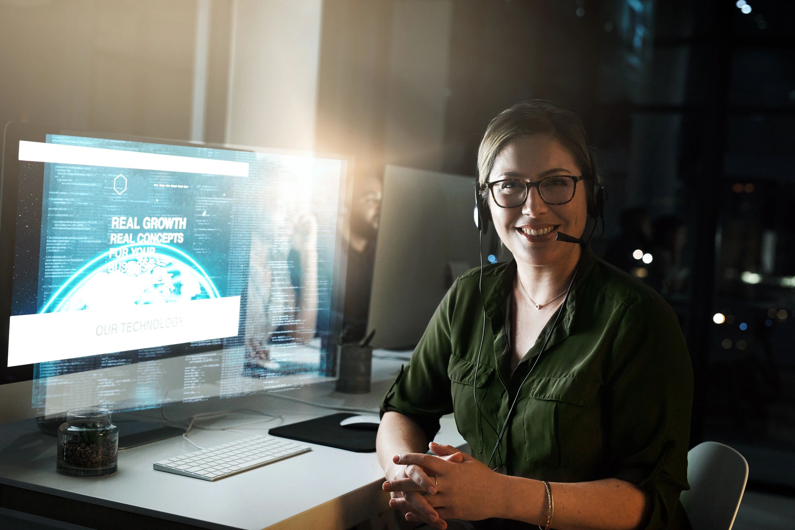 tech support social media platform help desk modern