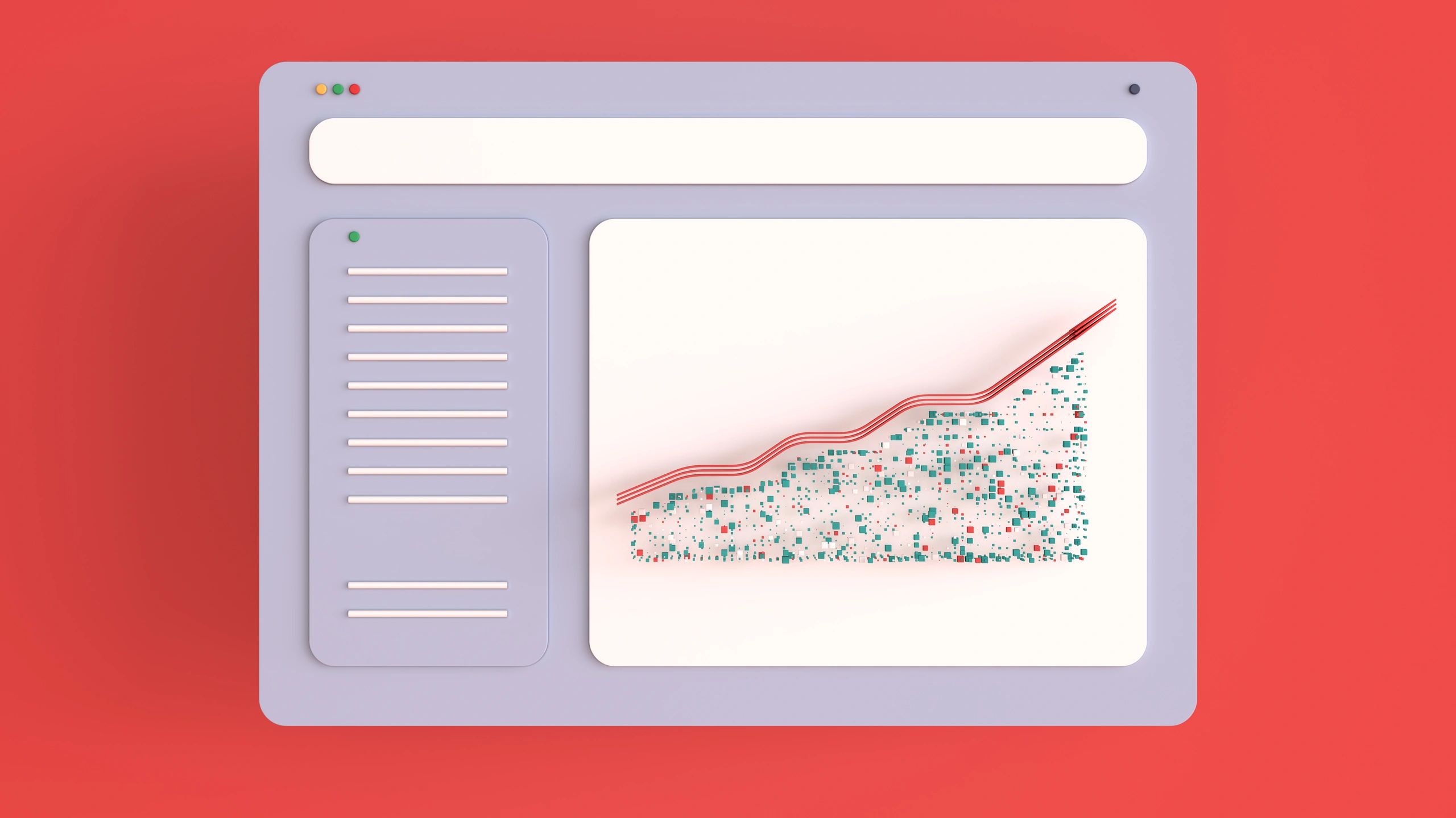 modern social media dashboard UI