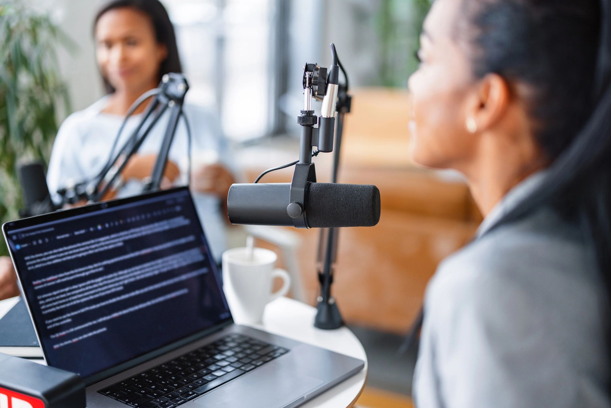 content creator workspace