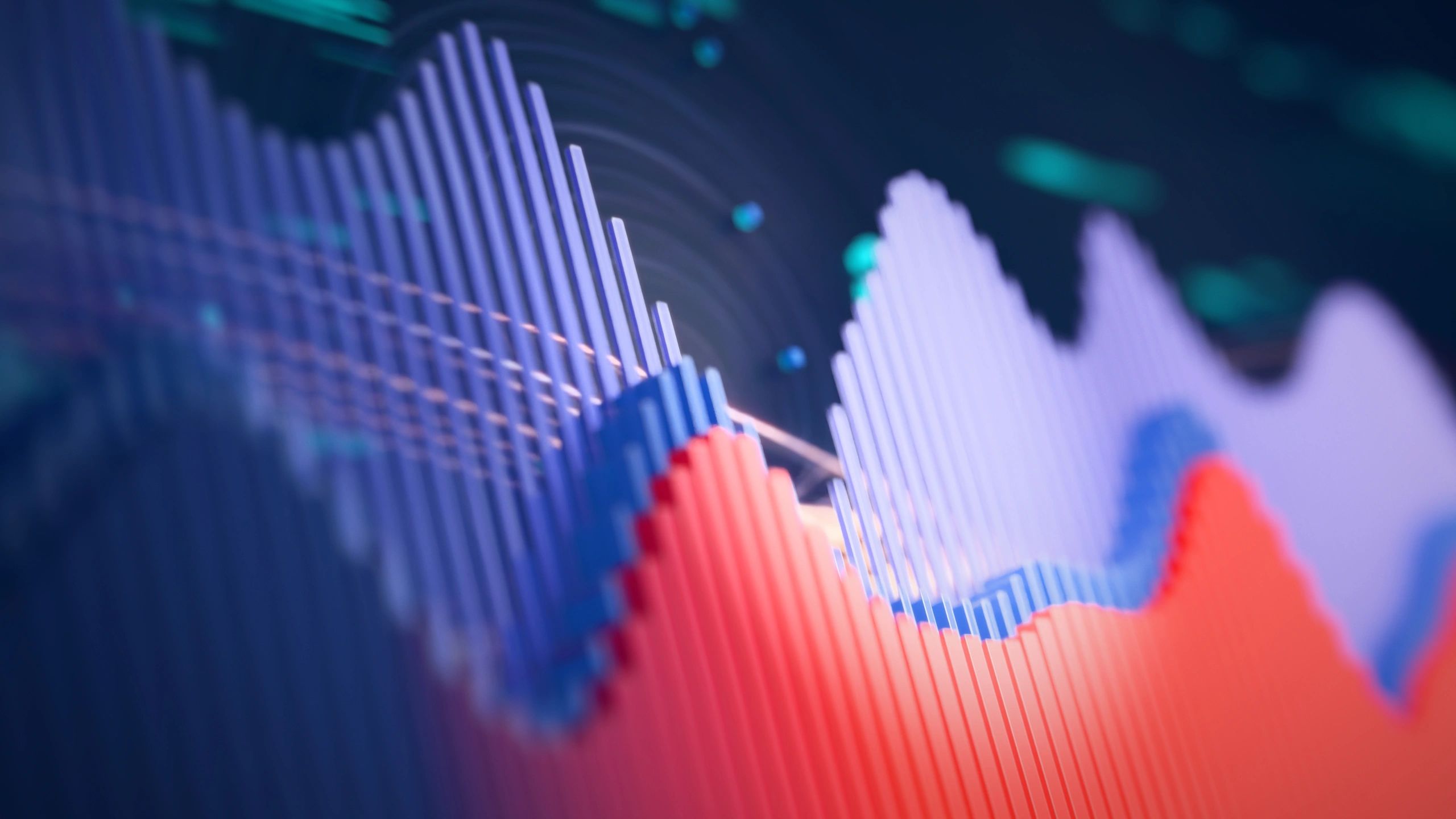 analytics and charts on digital dashboard